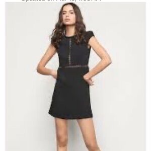 Ba&sh black dress size 3